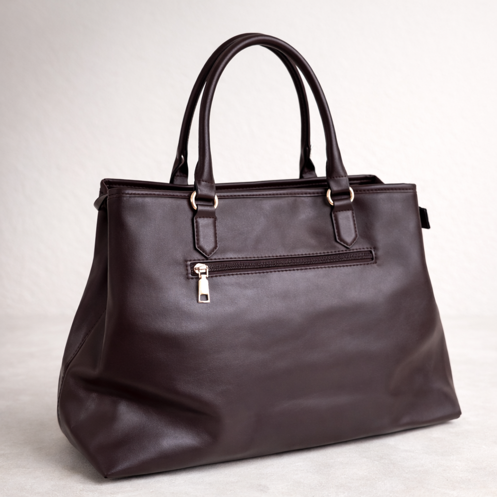 Maroon Textured woven bag