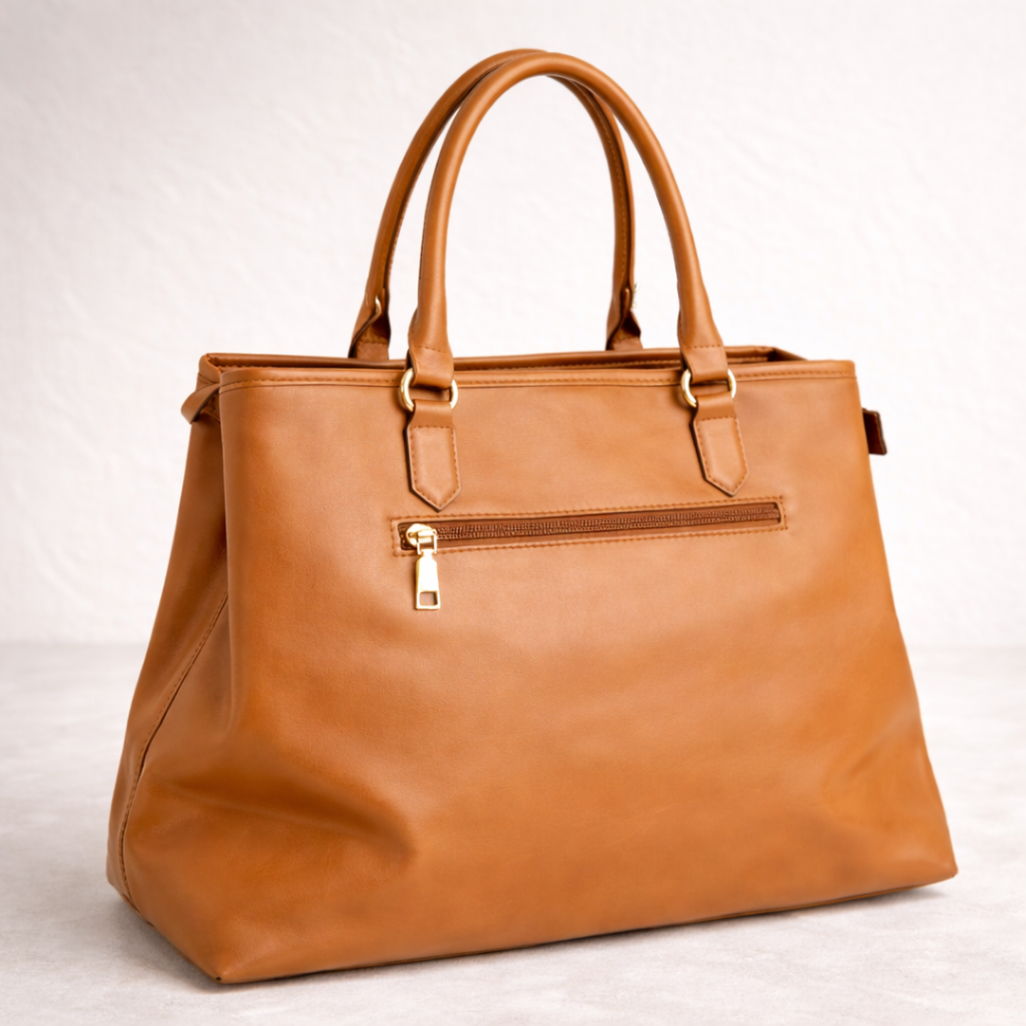 Tan Woven textured bag