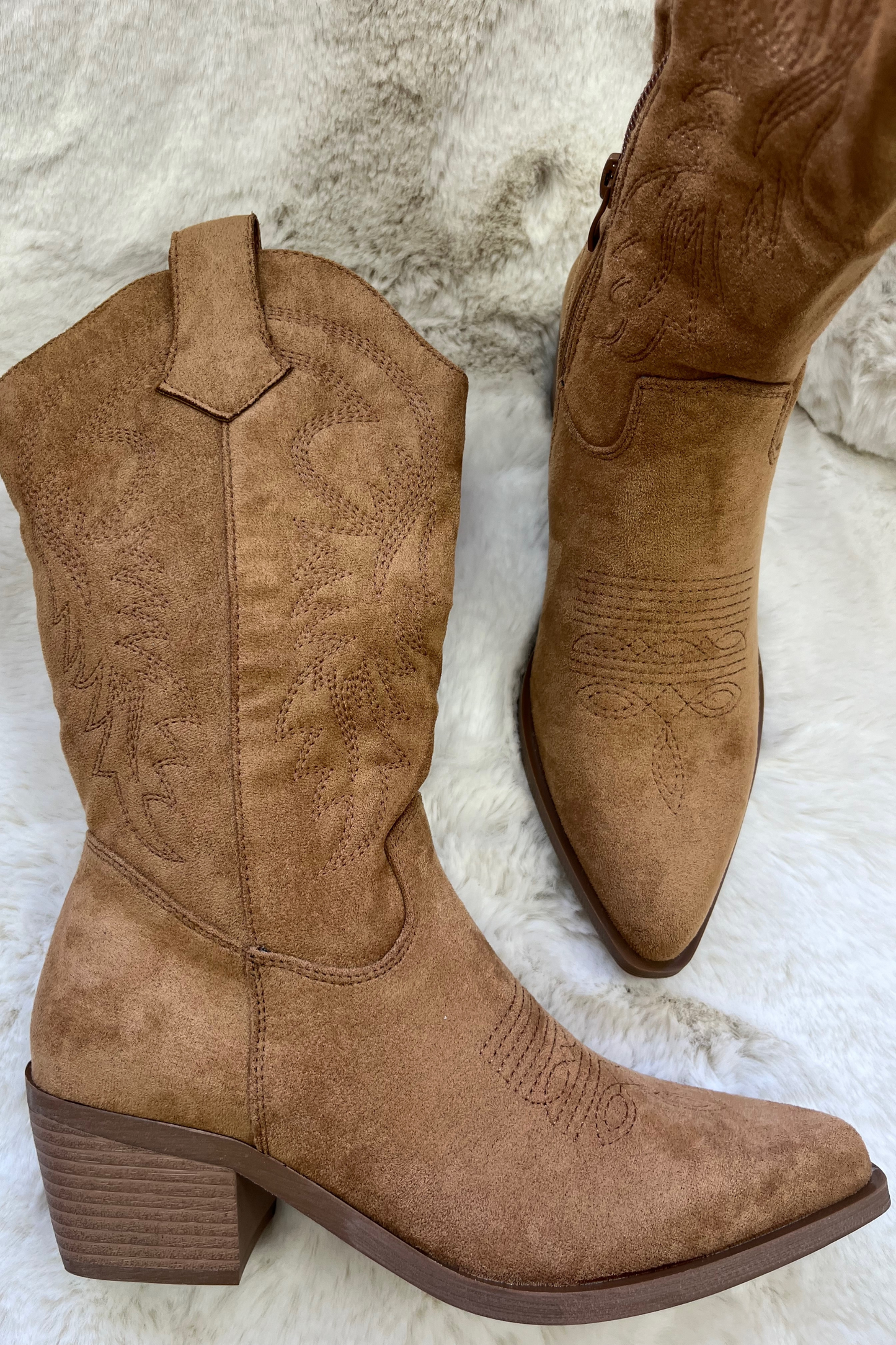 Camel Western Cowboy Boot