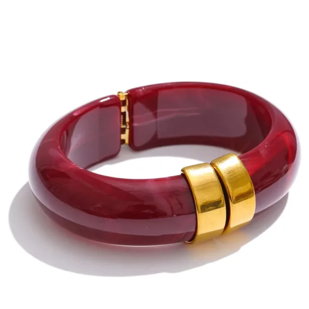 Acrylic Chunky Bracelet Bangle - Colours