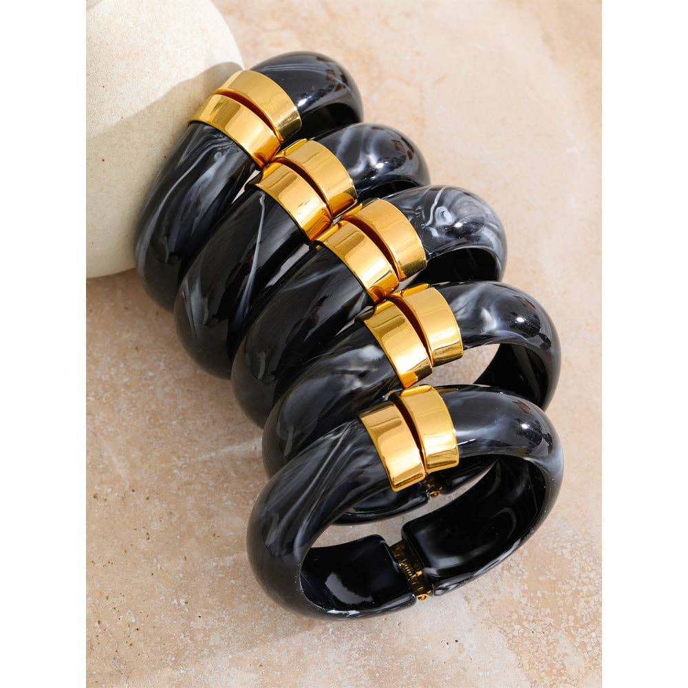 Acrylic Chunky Bracelet Bangle - Colours