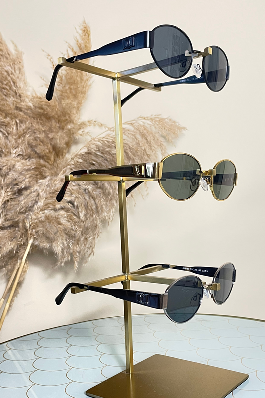 Oval Sunglasses With Chunky Arm ( colour variants available)