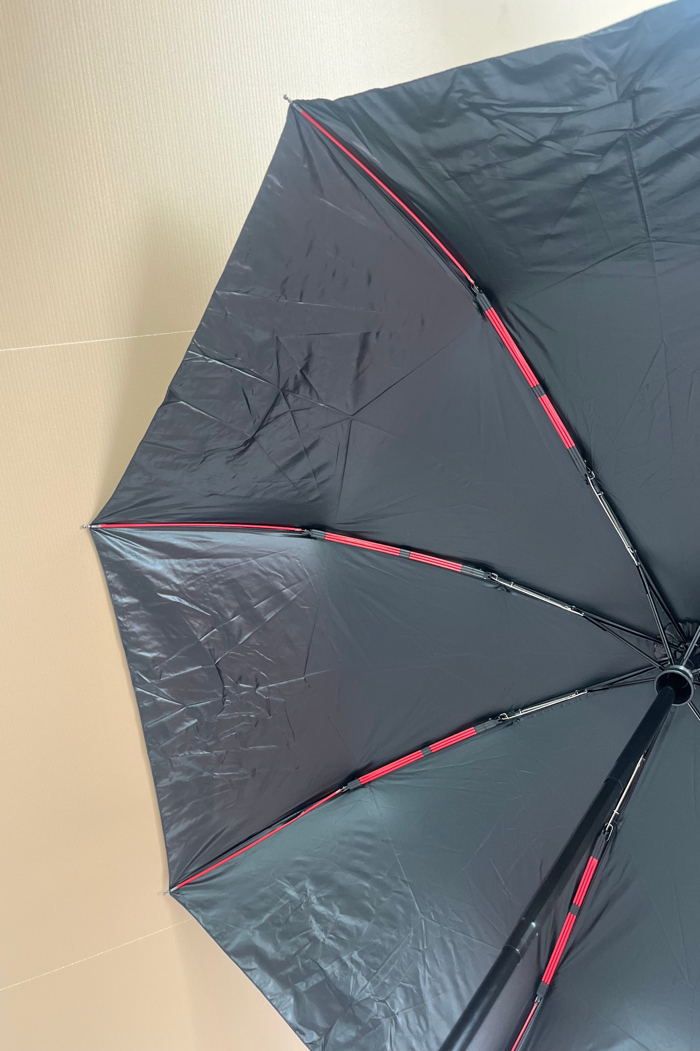 Black windproof umbrella