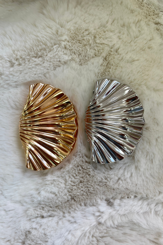 Shell claw clip- Gold or Silver