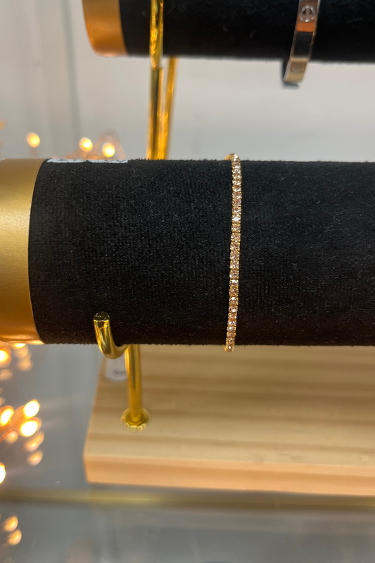 Diamante Jewelled Elasticated Bracelet – Multiple Colour Options