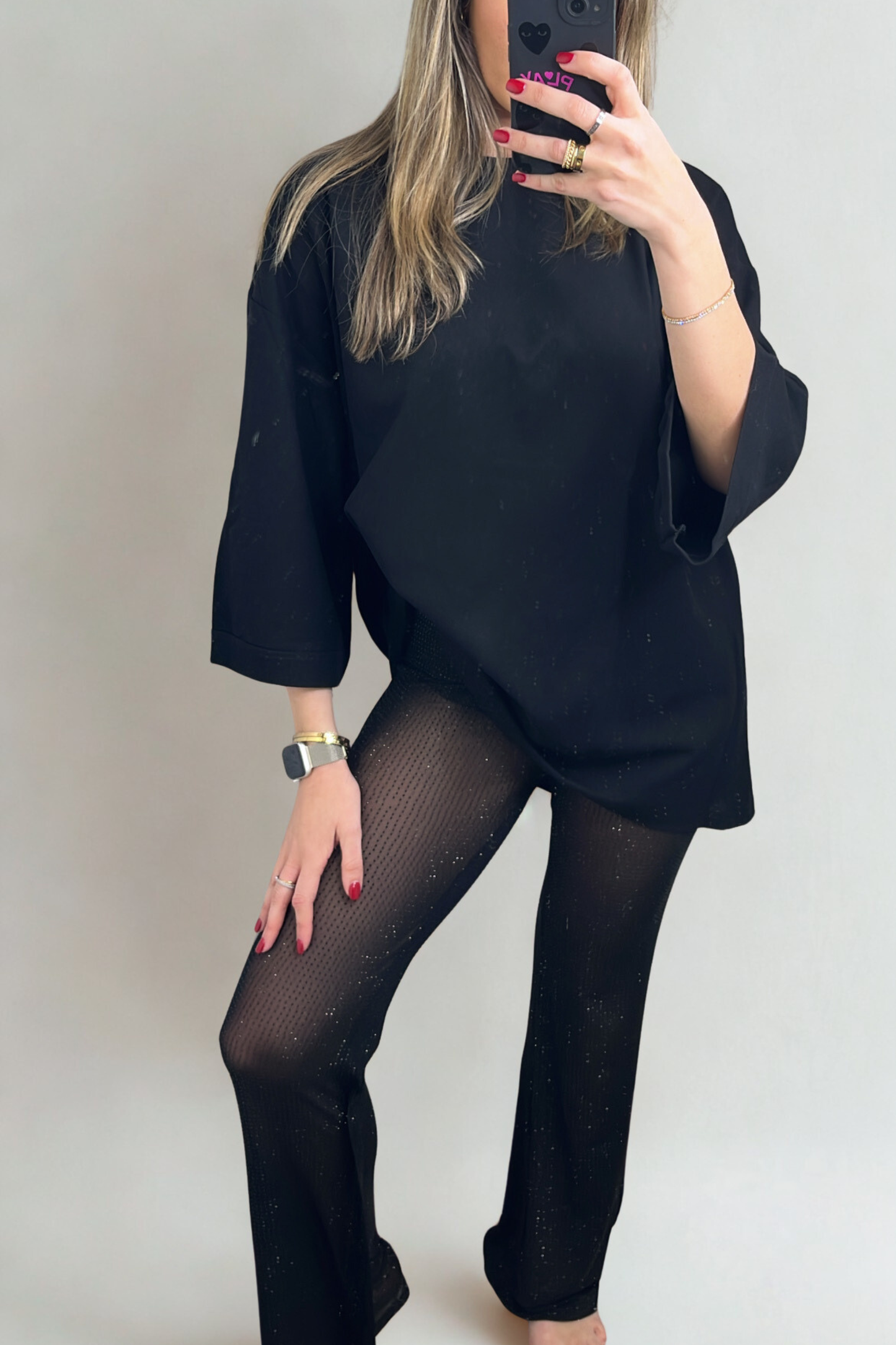 Black Oversized T-Shirt