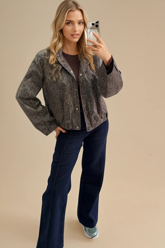 Leopard Print Jacket
