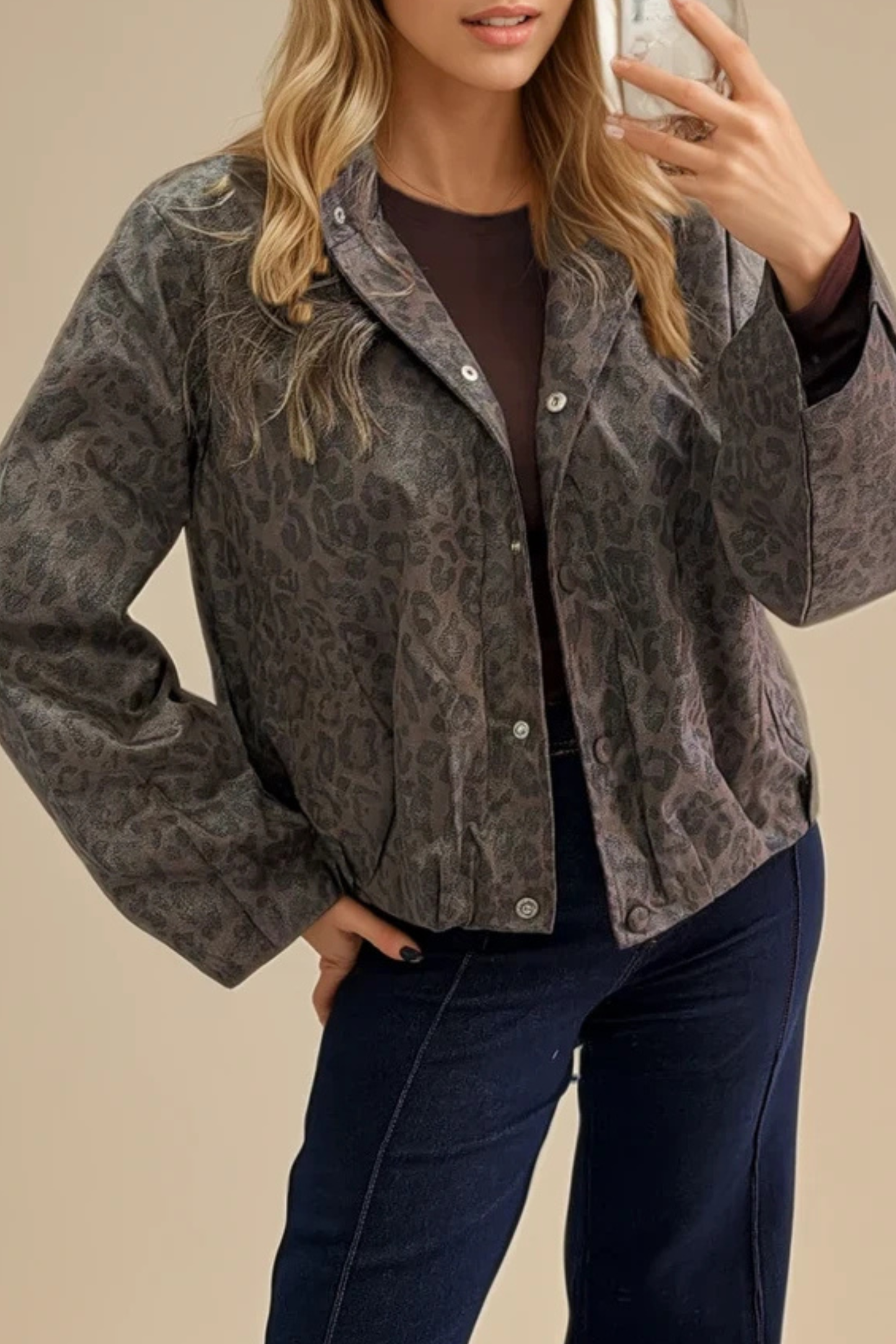 Leopard Print Jacket