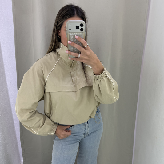 Camel lightweight overhead jacket