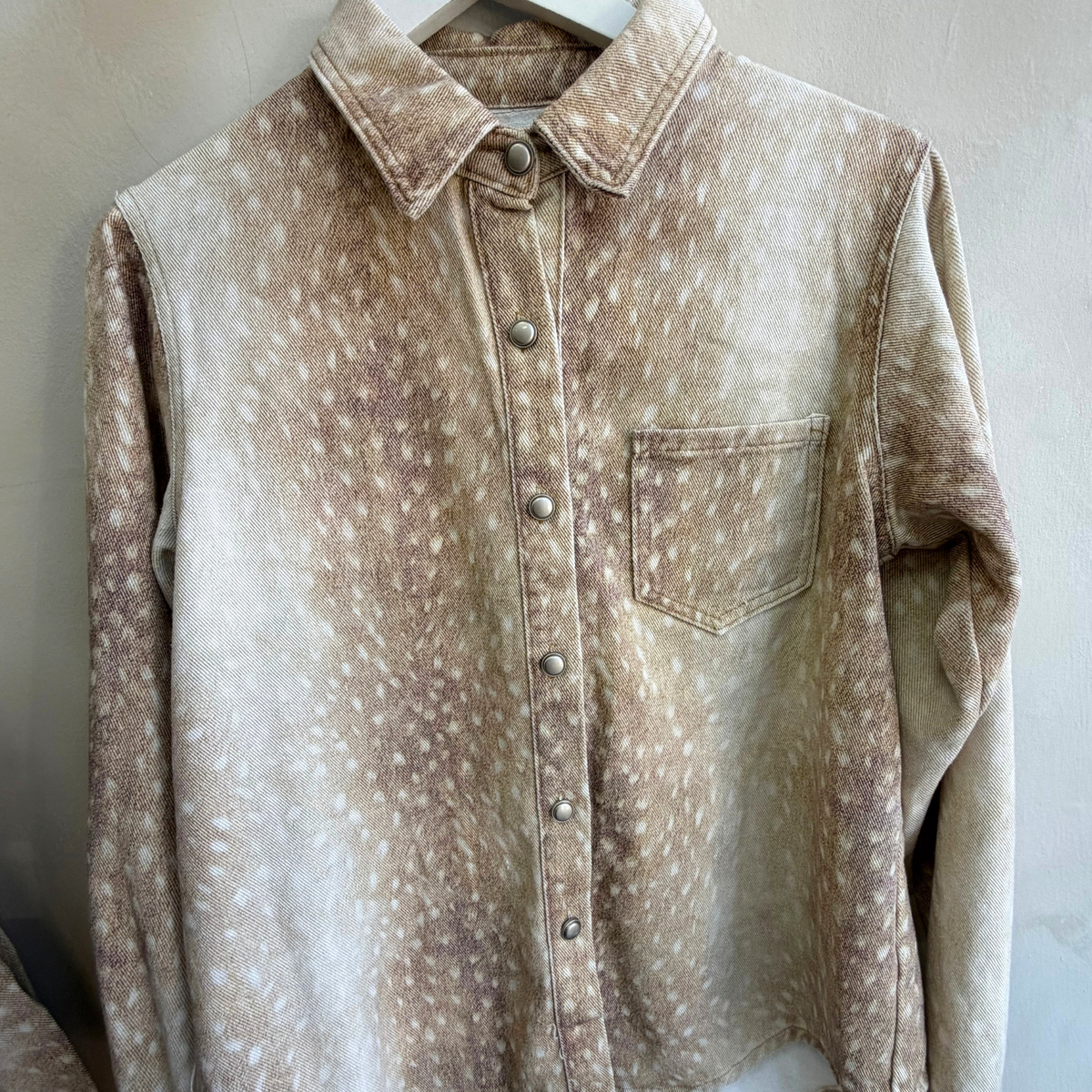 Bambi print oversized jacket