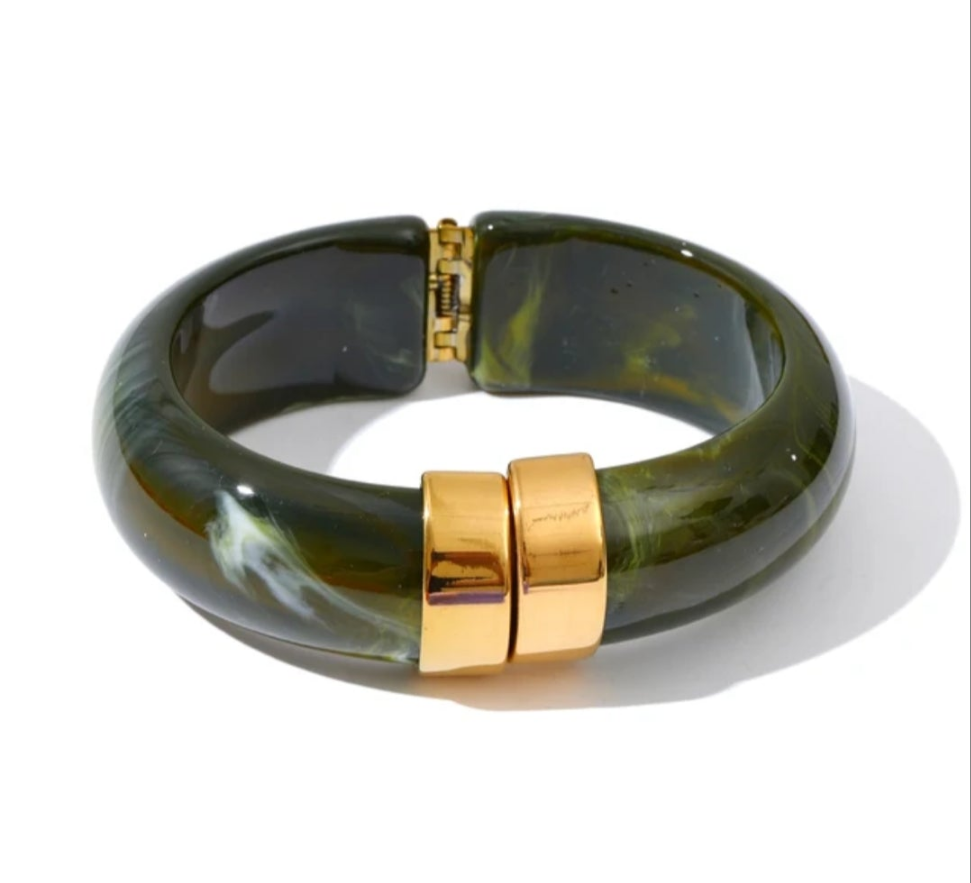 Acrylic Chunky Bracelet Bangle - Colours