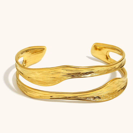 Rugged Double Cuff Bracelet